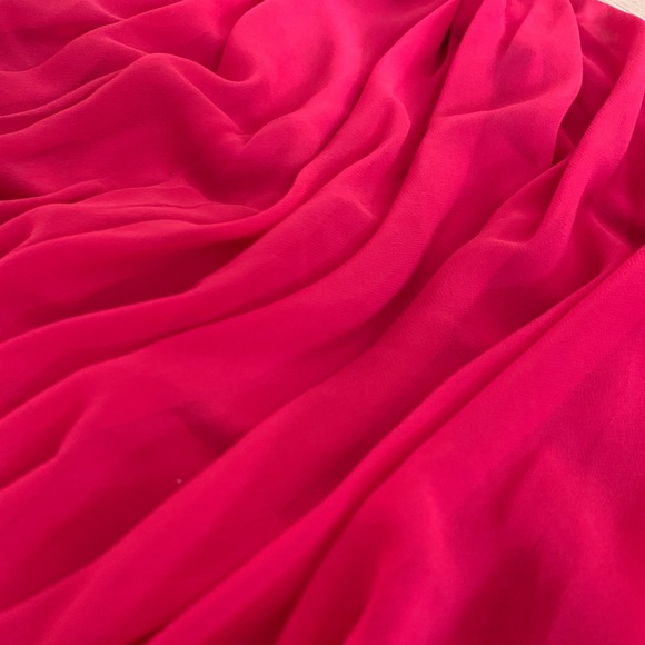 Tadashi Shoji one shoulder rose dress - Picture 4 of 4